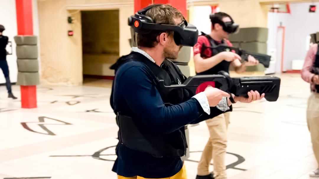Vortex Expérience salle de réalité virtuelle Team Building Bordeaux