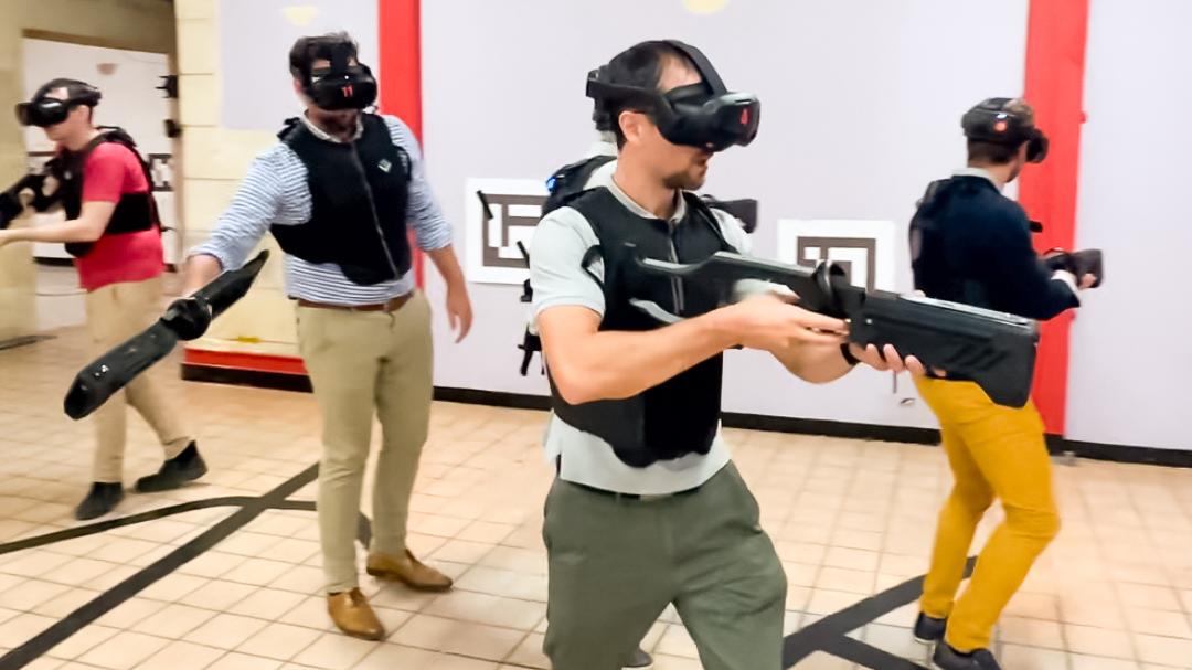 Vortex Expérience salle de réalité virtuelle Team Building Bordeaux